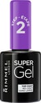 Rimmel London Super Gel Top Coat Nail Polish, 12ml