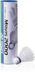 YONEX Mavis 2000 Badminton Shuttlecocks 6pcs Nylon White Speed 78 Medium Blue