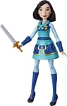 Disney Princess Warrior Moves Mulan Doll with Sword-Swinging Action, Warrior Out