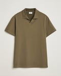 Filippa K Soft Lycra Polo T-Shirt Dark Sage