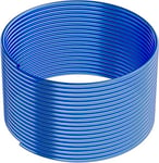 ARKA Tuyau en silicone - 4/6 mm, 5 m, bleu - Tuyau de qualité alimentaire, résistant à l'ozone et au CO2, idéal pour de nombreuses applications dans les aquariums et les bassins.