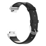 Fitbit Inspire / Inspire HR klockband av läder - Svart