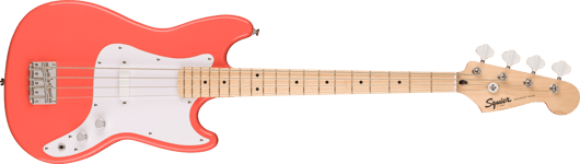 Squier Sonic Bronco Bass, Laurel Fingerboard - Tahitian Coral