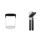 OXO Good Grips Smooth Potato Masher & Good Grips Soft Handled Tin Opener