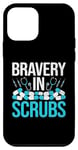 Coque pour iPhone 12 mini Bravery In Scrubs Infirmière