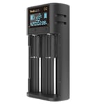 USB LCD Smart 2Slots Battery Charger For AA AAA AAAA 1.2V Ni-MH Lithium Battery