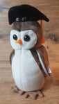 Vintage TY Beanie Babies Wise the Graduation Owl, Class of 1998