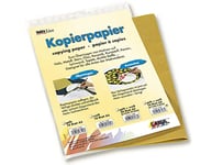 Kreul 7587-Papier à Copier pour transférer des Motifs sur des sous-Verts foncés, 5 Feuilles en Blanc et 5 en Jaune, env. 21 x 30 cm, Multicolor, One size, Set de 5 Pièces