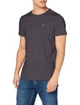 Tommy Jeans Homme Tjm Xslim Jaspe Neck Ext Dm0dm09586 Hauts En Tricot À Manches Courtes, Noir (Black), XL EU