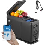 Refrigerateur Portable a Compression 8 l, Mini Frigo deAccoudoir de Voiture 12/24 v cc et 100-240 v ca, Glaciere a Zone Unique, -20 °c a 20 °c