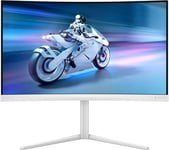 Philips Evnia 27M2C5501/00 Quad HD 27" Curved VA LCD Gaming Monitor - White, White