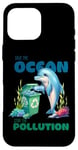 Coque pour iPhone 16 Pro Max Save The Ocean Garbage Fish Plage en plastique