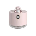 Humidificateur d'air silencieux avec veilleuse,deux modes de pulvérisation,2000mAh,arrêt automatique,maison,grande pièce,plantes - Type Space pink-USB charging