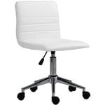 Svita - linus chaise de bureau chaise pivotante pour enfant chaise de bureau chambre d'enfant revêtement en simili cuir blanc