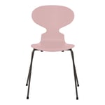 Fritz Hansen - Myran 3101 Pale Rose Lackad/Warm Graphite - Matstolar - designer_arne_jacobsen - Rosa - Metall/Trä