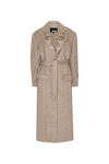 Belted Long Coat - Taffy Camel