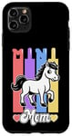 Coque pour iPhone 11 Pro Max Mini Maman Cheval équestre miniature