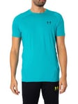 Under ArmourHeatGear Fitted Short Sleeve T-Shirt - Green