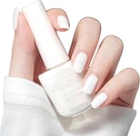 White Nail Polish Quick Dry, Peel off Nail Polish Long Lasting Nail Polish Natur