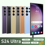 Écran HD Ultra 4G S24 Incell 1300 Mega Pixels 7.3 Pouces Système 4G Titane Gris 3+64 Go Ne Pas Utiliser à Domicile