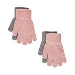 Celavi 2-pack ullvanter til barn, misty rose