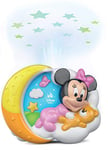 Clementoni Baby 17116 - Baby Minnie Projecteur Magique Stars - Jeu Petite enfance lumières, sons et berceuses (piles incluses), enfants 0 mois+