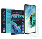 3x For Samsung Galaxy S21 FE 5G [TEMPERED GLASS] Screen Protector Guard Cover