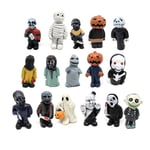 16x Horror Minifigure Jason Voorhees Michael Meyers Freddy Krueger Halloween Toy