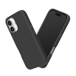 RhinoShield SolidSuit Coque Compatible avec [iPhone 16] | Design Fin Absorbant Les Chocs, Finition Mate Premium, découpe Bouton contrôle caméra - Noir