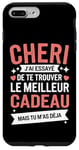 Coque pour iPhone 7 Plus/8 Plus Tee Shirt Saint Valentin Cheri Amour Amoureux Couple Humour