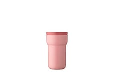 Mepal – Travel Mug Ellipse – Coffee Mug & Tea Cup The Go – Airtight & Leakproof Thermo Mug - Keeps Your Drink Hot for Up to 30 Minutes - 275 ml – Nordic Pink