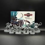 Titan Forge | Bloodfields - Undead Dominion Army Pack | Dedicated for Bloodfields Fantasy Tabletop Skirmish Wargame | Set of 10 Miniatures | 32mm Scale | Age 14+