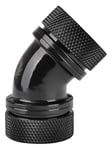 Thermaltake Pacific G1/4 PETG Tube 45-Degree Dual Compression 16 mm OD Fitting - Black, CL-W098-CA00BL-A