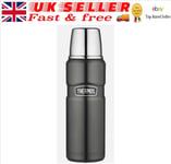 Thermos Stainless Steel King Flask, 470ml, Gun Metal