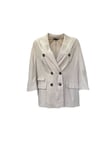 Marina Rinaldi Women's Beige Corner Button Down Blazer Size 22W/31 NWT