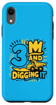 Coque pour iPhone XR 3 ans 3e anniversaire Construction Boy 3 ans