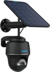 Reolink Security Camera Outdoor Wireless, Argus PT 5MP+ Solar Panel with 360° Pa