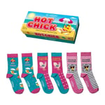 Cockney Spaniel Hot Chick Flockin' Fabulous Gift Boxed Socks Auntie Gift Idea