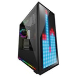 GameMax Lumina ARGB Lightboard Tempered Glass ATX Gaming PC Case