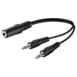 3,5mm jack adapter kabel 0,2m