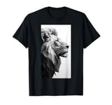 Lion Geometric Sharp Lines Geometric art T-Shirt