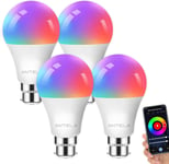 ANTELA Smart Bulb B22 Alexa Light Bulbs, 9W LED WiFi Bulb, 2700K-6500K RGB Dimm