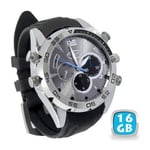 Montre Camera Espion 16Go Elegance Full HD 1080P Vision de Nuit Appareil Photo YONIS