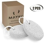 Pumice Stone 2Pcs Natural Lava Pumice Stone For Feet Hands Body White Calluse R