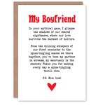 Greeting Card Love Poem Horror Fan Boyfriend Romantic Poetry Valentine's Day