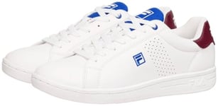 FILA Homme Crosscourt 2 Nt Basket, White Prime Blue, 40 EU