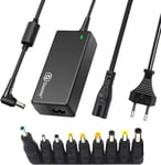 19V 3,42A Chargeur pour Ordinateur Portable, 19V 3,42A 3,15A 2,37A 2,1A 1,75A Adaptateur d'alimentation pour HP Acer Samsung Toshiba Fujitsu Lenovo ASUS Gateway IBM Sony LG TV Monitors