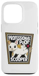 Coque pour iPhone 13 Pro Professional Poop Scooper Chien Wauwau Bouledogue français