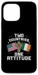 iPhone 13 Pro Max Dual Heritage Mixed Country USA Ireland Irish American Case