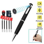 Spy Cameras Pen,Hidden Camera 32GB 1080P HD Mini Portable Pocket Cam Covert Cam